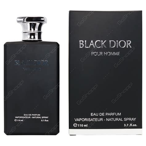 dior mens black bottle